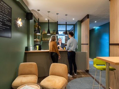 Bar Valpré - Fresque murale illustrant le parc